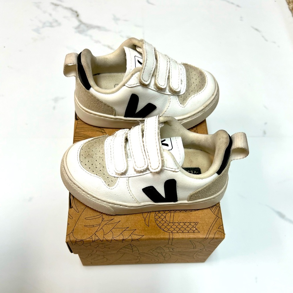 Toddler Veja Sneakers white & black